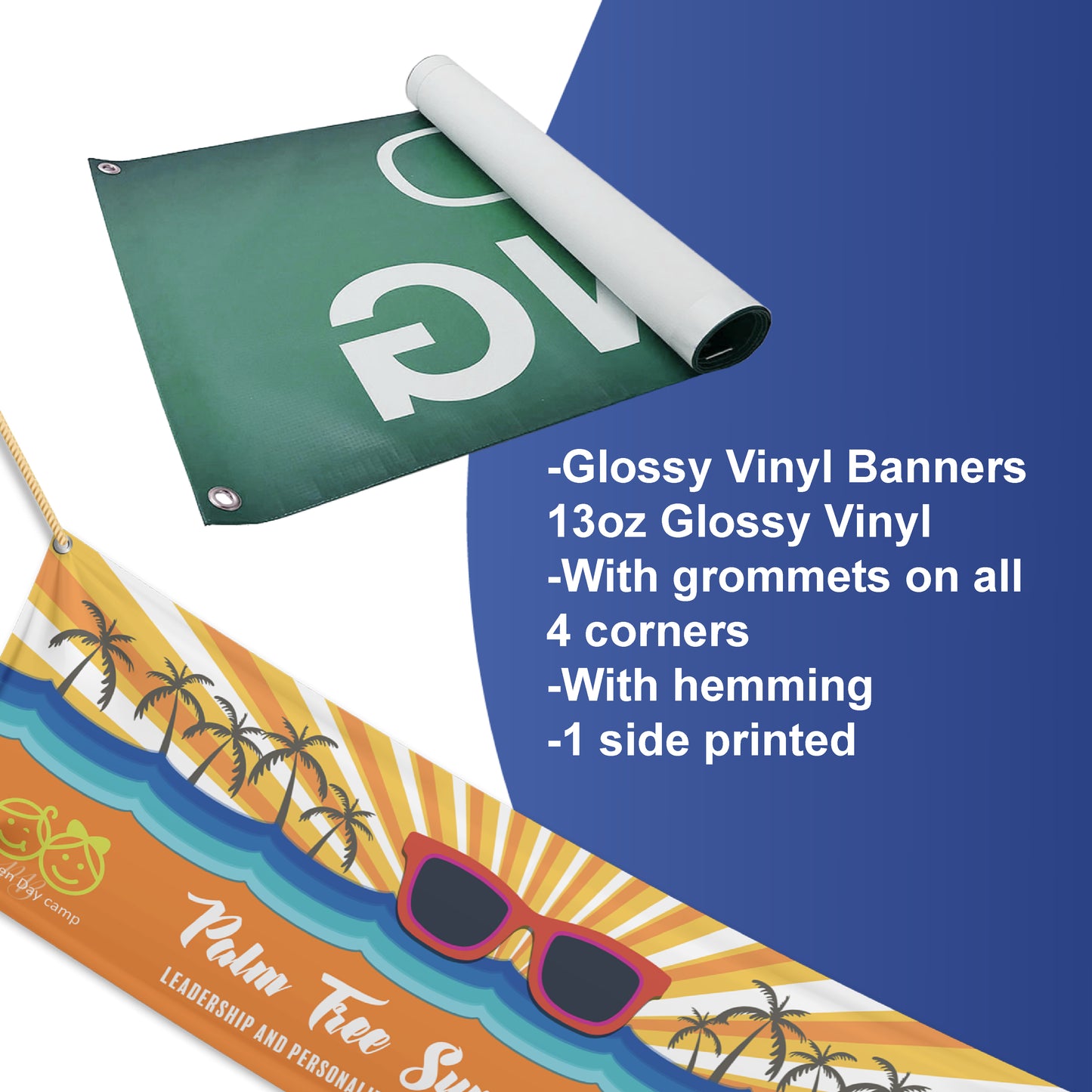 Custom Glossy Vinyl Banners