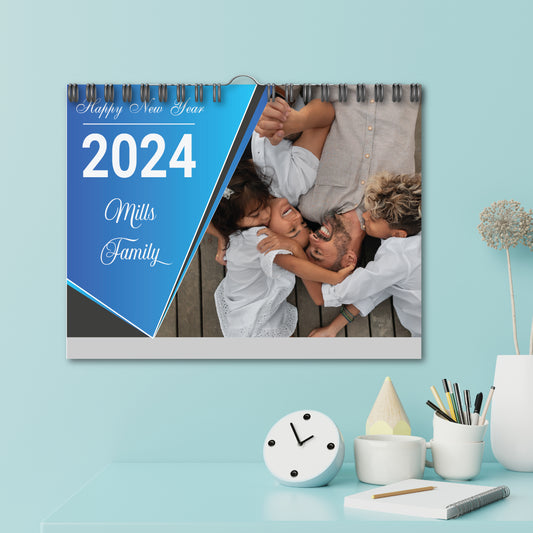 Calendar, custom calendar, monthly calendar, 2024 custom calendar, custom wall calendar, custom photo calendar, Family calendar