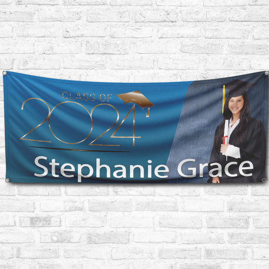 Custom graduation banner, custom open house  banner, custom banner sign, real state banner,