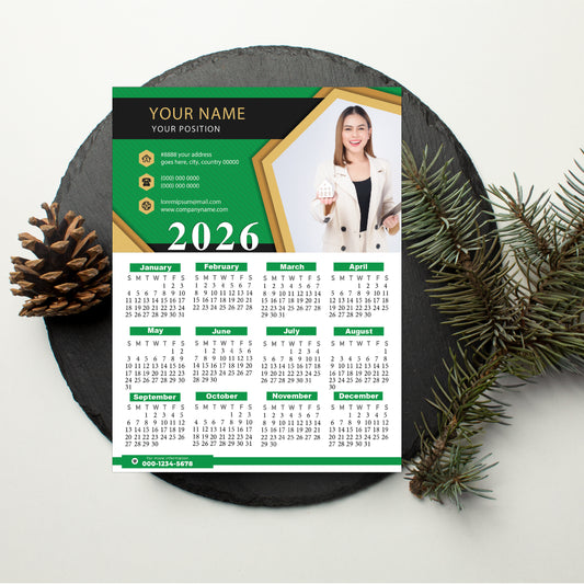 4X6 inches Magnetic calendar, Realtor calendars, calendar, custom magnetic calendar, magnetic fridge calendar, calendar, fridge calendar, calendar 2026, calendar magnetic, calendar