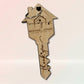 Custom Keychain Wood Engraved Keychain Realtor Keychain Closing House Keychain Marketing Keychains