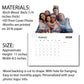 2026 Customized Family Calendar,calendars, calendar, Personalized Calendar Bulk Family Calendar Giveaway Affordable High Quality Calendar Bulk Company Calendar