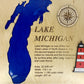 Custom Lake Map, Lake Michigan Map, Lake House Decor, Custom Map, Lake Michigan Resin Map, Map, Michigan Map, Map Art, Personalized Map