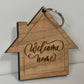 Custom Keychain Wood Engraved Keychain Realtor Keychain Closing House Keychain Marketing Keychains