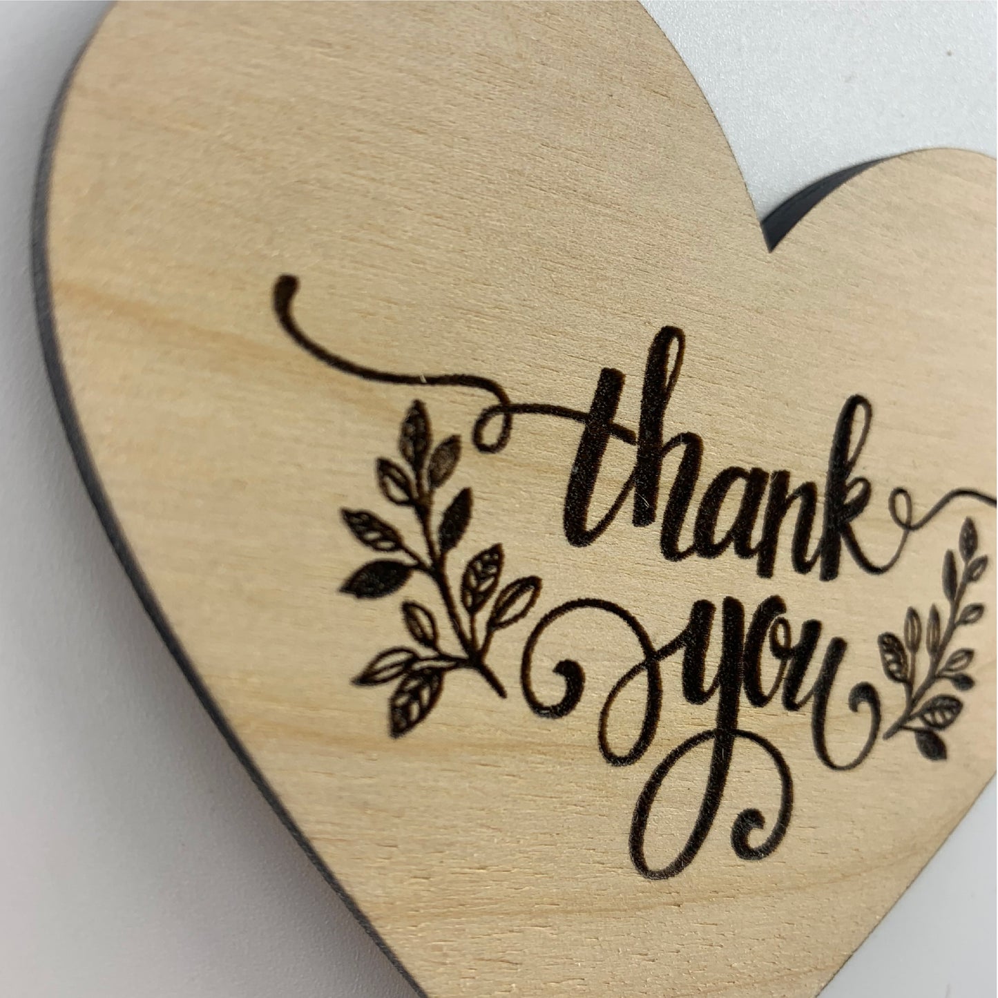 Wood Product Tags, Thank you tags, customized with business logo Laser Engraved Party Favors Wedding Baby Shower Party thank you tags