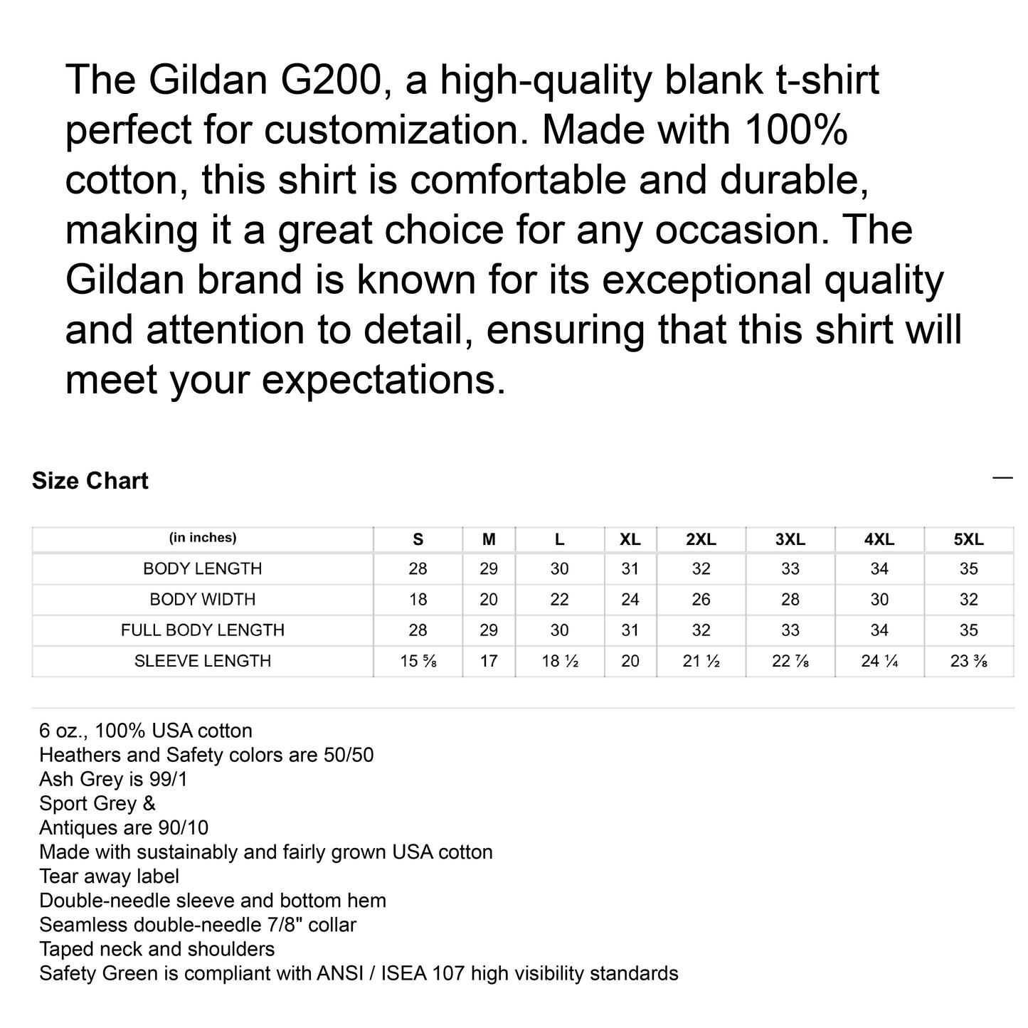 Custom Shirt Gildan G200 Adult Ultra Cotton T-Shirt
