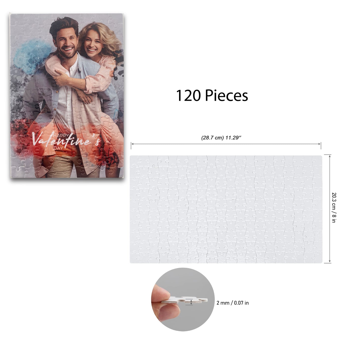Personalized Photo Puzzle, Custom Jigsaw Puzzle with Your Image, Unique Gift Idea, Gift for Her, Gift for Him
