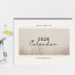 2026 Customized Family Calendar, calendars, calendar, Personalized Calendar Bulk Family Calendar Giveaway Nature Calendar