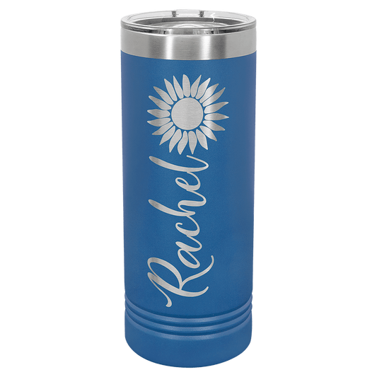 Royal Blue Polar Camel 22 oz. Skinny Tumbler with Slider Lid