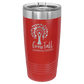 Custom Tumbler Polar Camel 20 oz. Red Insulated Tumbler with Slider Lid