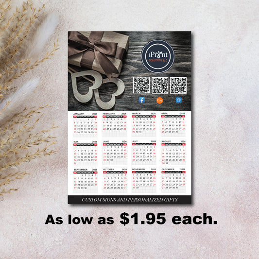 5X7 Custom calendar, Magnetic calendar, custom magnetic calendar, magnetic fridge calendar, calendar, fridge calendar, calendar 2026, calendar magnetic, calendar