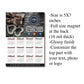 5X7 Custom calendar, Magnetic calendar, custom magnetic calendar, magnetic fridge calendar, calendar, fridge calendar, calendar 2026, calendar magnetic, calendar
