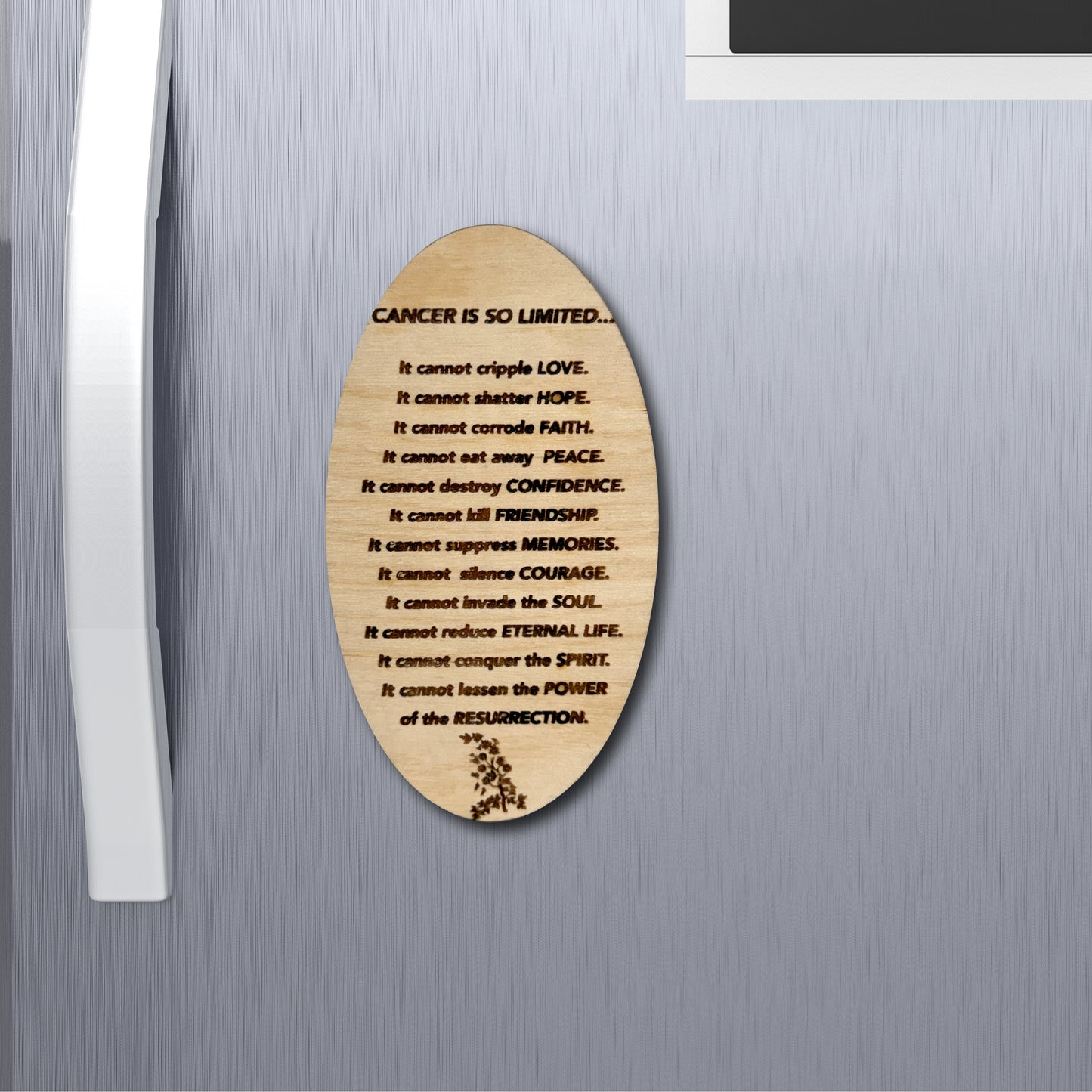 Wood Magnet Approximately 4.5 inches Custom Wood Magnet Gift for Him Gift For Her