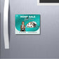 Set of 30 3X5 inches Glossy Custom Magnet Full Colored Marketing Magnets Cut to Shape Magnets