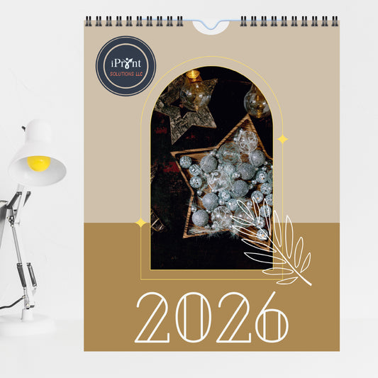 Personalized 2026 Family Photo Calendar: 8.5X11 inches Custom Wall Decor, Custom Calendar