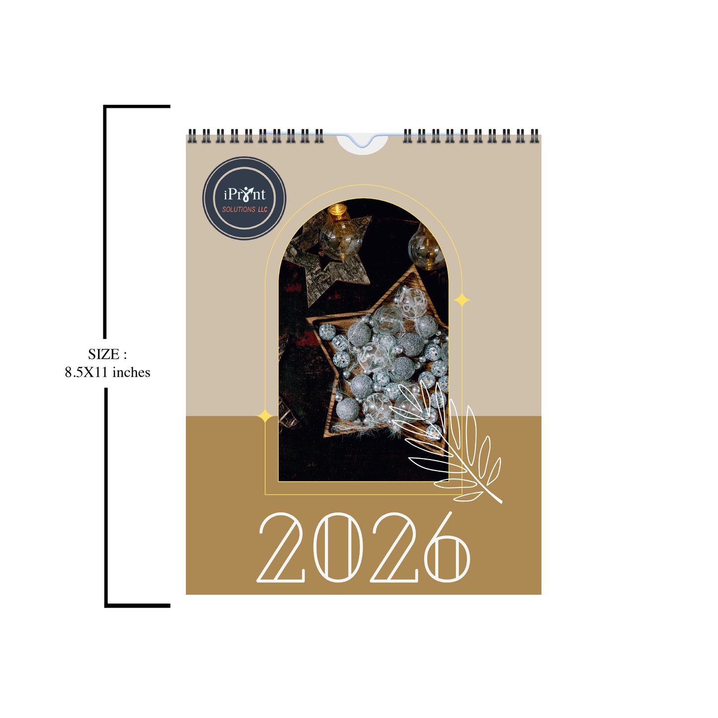 Personalized 2026 Family Photo Calendar: 8.5X11 inches Custom Wall Decor, Custom Calendar
