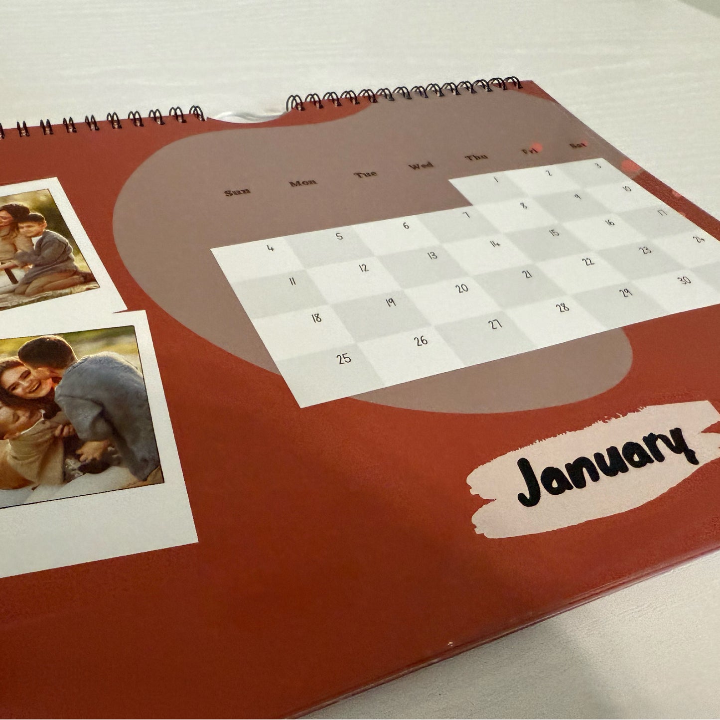 Personalized 2026 Family Photo Calendar: Custom Wall Decor, Custom Calendar