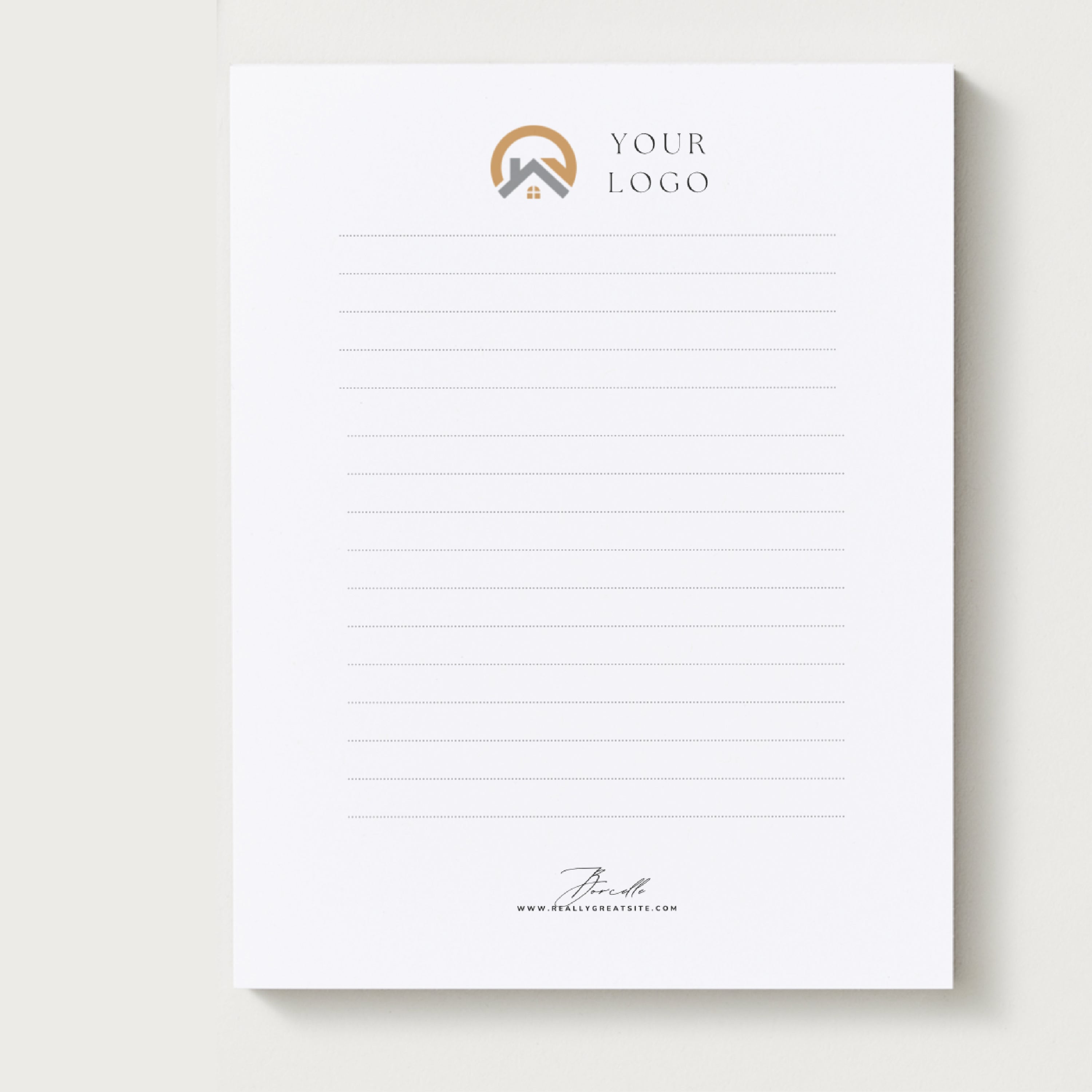 Personalized Notepads with Business Logo | Custom Notepad Printing/4X6 ...