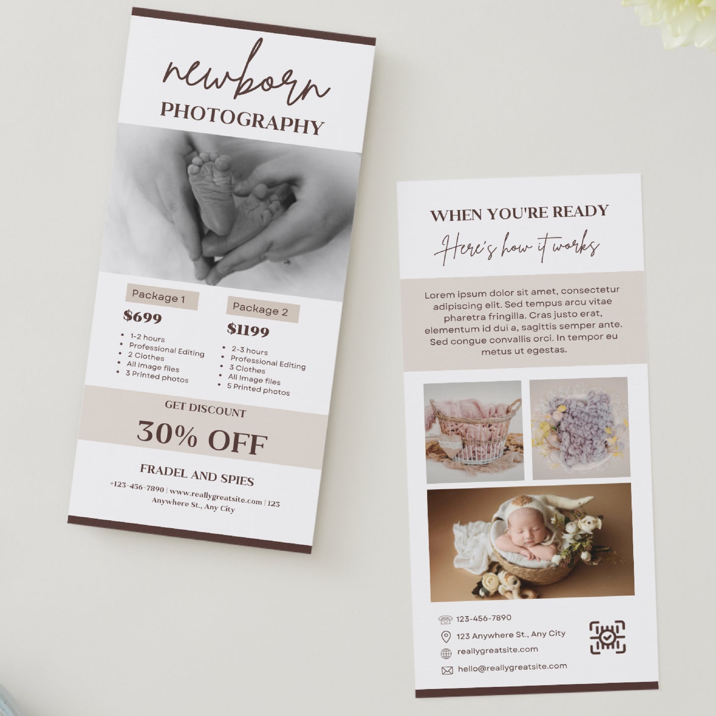 4x9 Custom Rack Cards Printing – Professional Marketing for Small Businesses