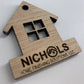 Wood Tags, Custom Wood Tags, House shaped tags, realtor tags, party favor tags, wood tags, baby shower