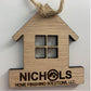 Wood Tags, Custom Wood Tags, House shaped tags, realtor tags, party favor tags, wood tags, baby shower
