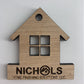Wood Tags, Custom Wood Tags, House shaped tags, realtor tags, party favor tags, wood tags, baby shower