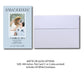 Save the Date Custom Invitation Personalized Save the Date Invitation 4X6 inches Flat Card with white envelopes