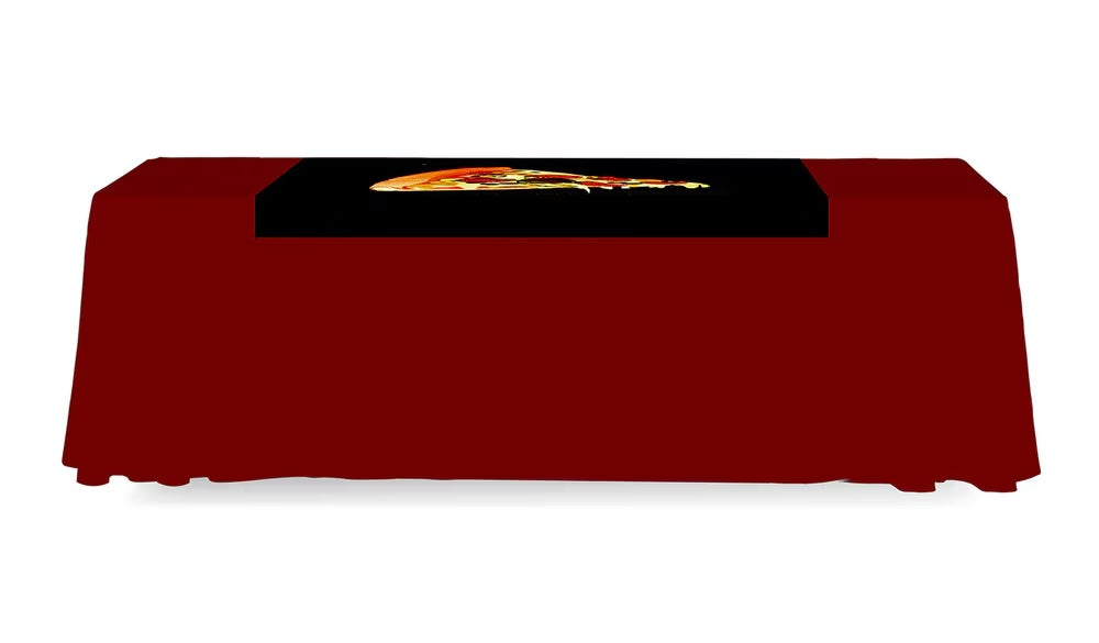 Custom Table Runner with Logo, 4 ft. Table Runner Backless Dye Sub Print