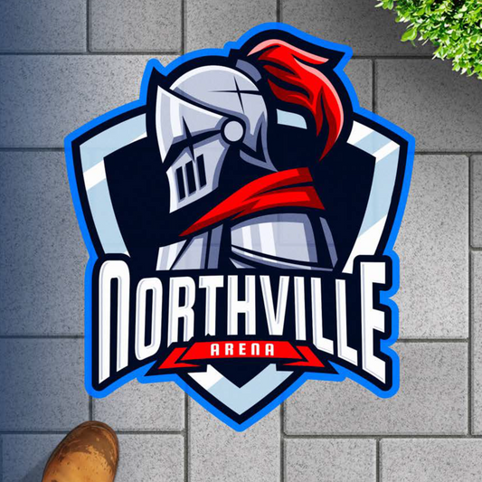 Custom Boot Prints, Floor Graphics, anti-slip adhesive, outdoor floor graphics