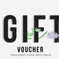 White Green leaves Gift Voucher, Gift Certificate, Gift Voucher, Custom Gift Voucher