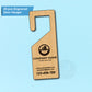 Realtor wood door hanger, Set of 25 Door hanger, custom door hanger, real state marketing, marketing, custom wood sign, wood door hanger