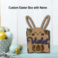 Easter Bunny custom box with custom name, easter candy box, easter box, custom easter box