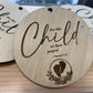 For this child we have prayed 1 Samuel :27, baby shower tags, party favor tags, wood tags, baby shower
