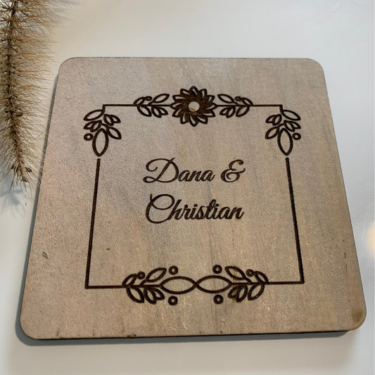 Set of 10, Wedding party favors, party favors wedding, wedding party favors for guests, personalized wedding favors, custom wedding coasters