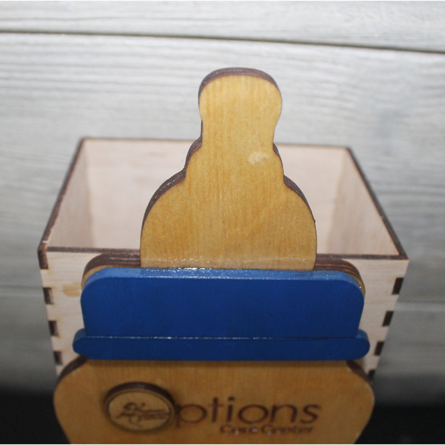 Custom wood box, wood box, Custom Donation Boxes Engraved with Q-R Codes Business Logo Cut to Shape Raised Letters