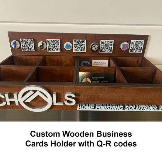 Mahogany Handcrafted wood business card display, business cards holder, custom box, custom business cards holder, wood holder, wood business cards display