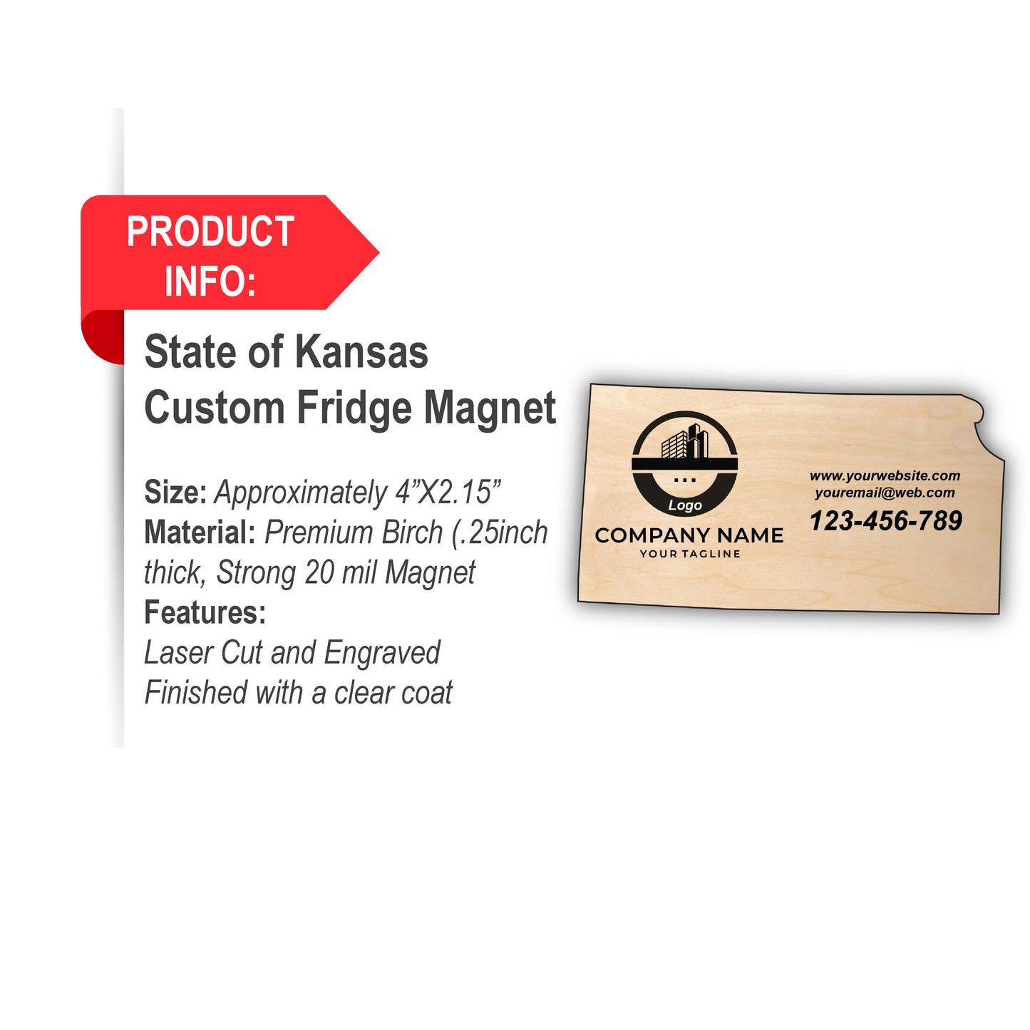 Kansas State Custom Fridge Magnet, Set of 10 custom magnets, fridge magnet, custom fridge magnet, magnet custom, magnet