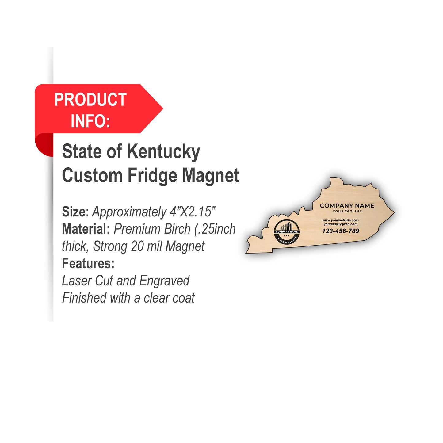 Kentucky State Custom Fridge Magnet, Set of 10 custom magnets, fridge magnet, custom fridge magnet, magnet custom, magnet