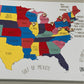 Custom map, custom travel map, USA map, custom wood map, custom map gifts, pushpin map, map custom, custom map wall art