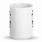 Breast Cancer Awareness mugs, 15 oz mugs, white ceramic personalized mugs, cup for coffee, soup, tea, latte, hot cocoa